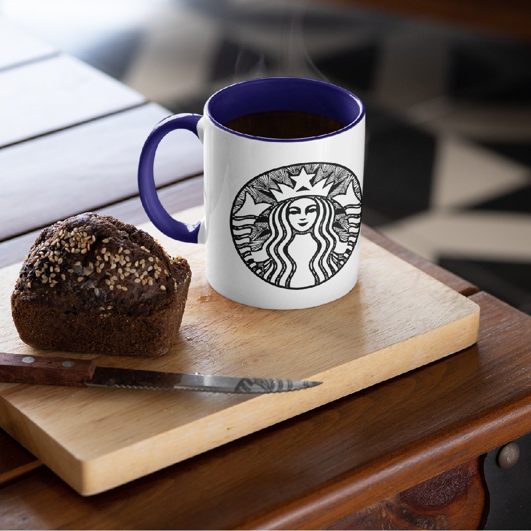 3 Tone Color Starbucks Mug