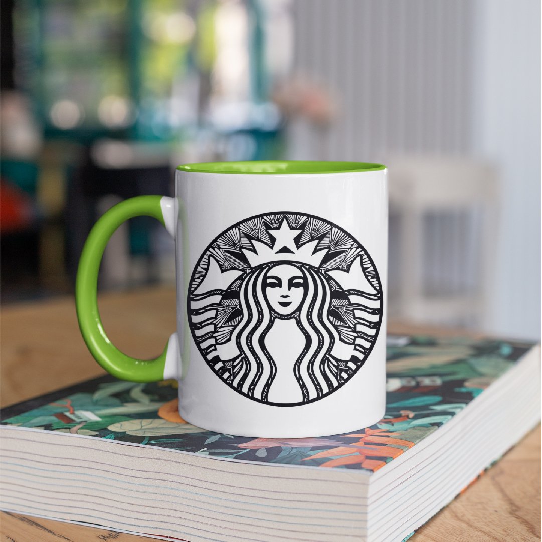 3 Tone Color Starbucks Mug