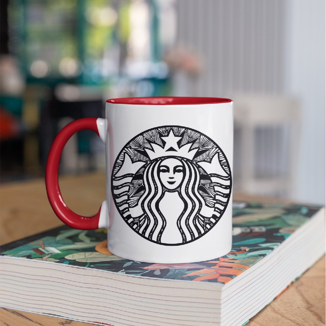 3 Tone Color Starbucks Mug