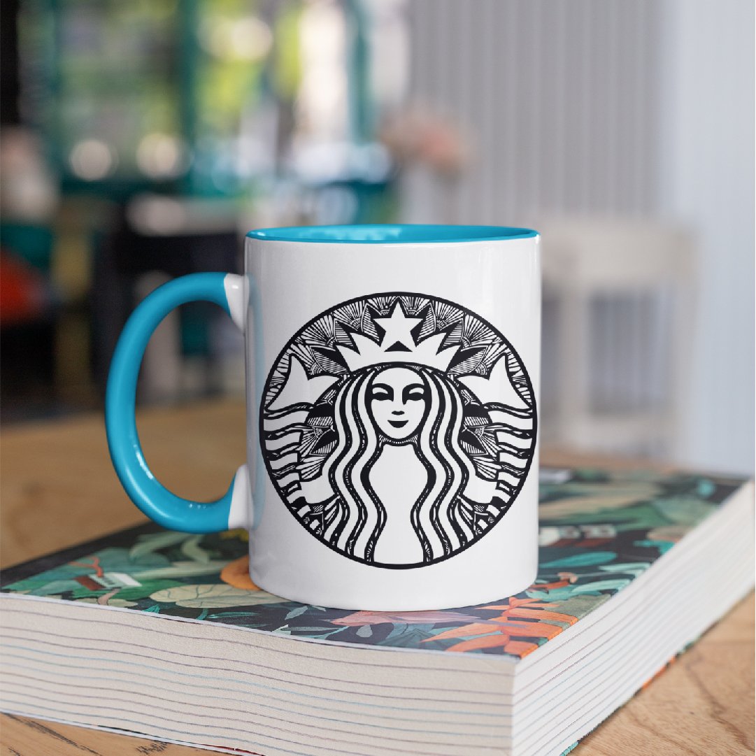 3 Tone Color Starbucks Mug