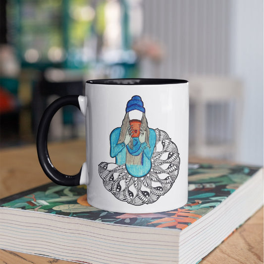 3 Tone Color Tea Girl Mug
