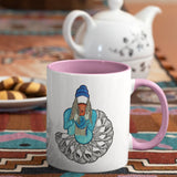 3 Tone Color Tea Girl Mug