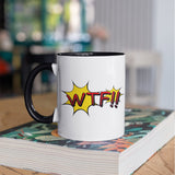 3 Tone Color WTF Mug