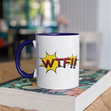 3 Tone Color WTF Mug