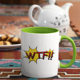 3 Tone Color WTF Mug