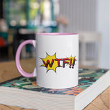 3 Tone Color WTF Mug