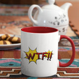 3 Tone Color WTF Mug