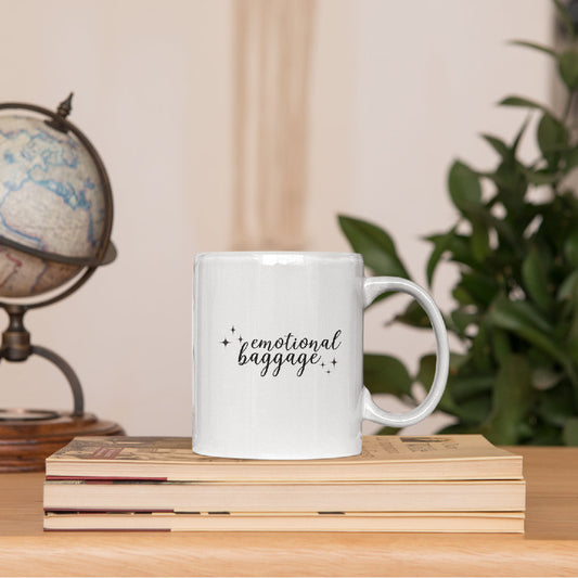 Emotional-Baggage White Mug