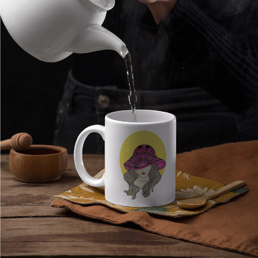 Hat-Lady White Mug