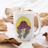 Hat-Lady White Mug