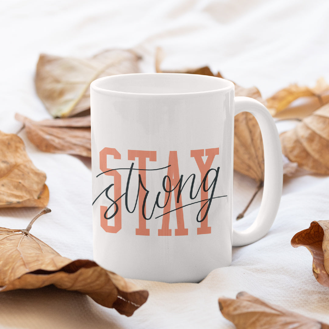 Stay-Strong White Mug