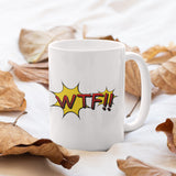 WTF White Mug