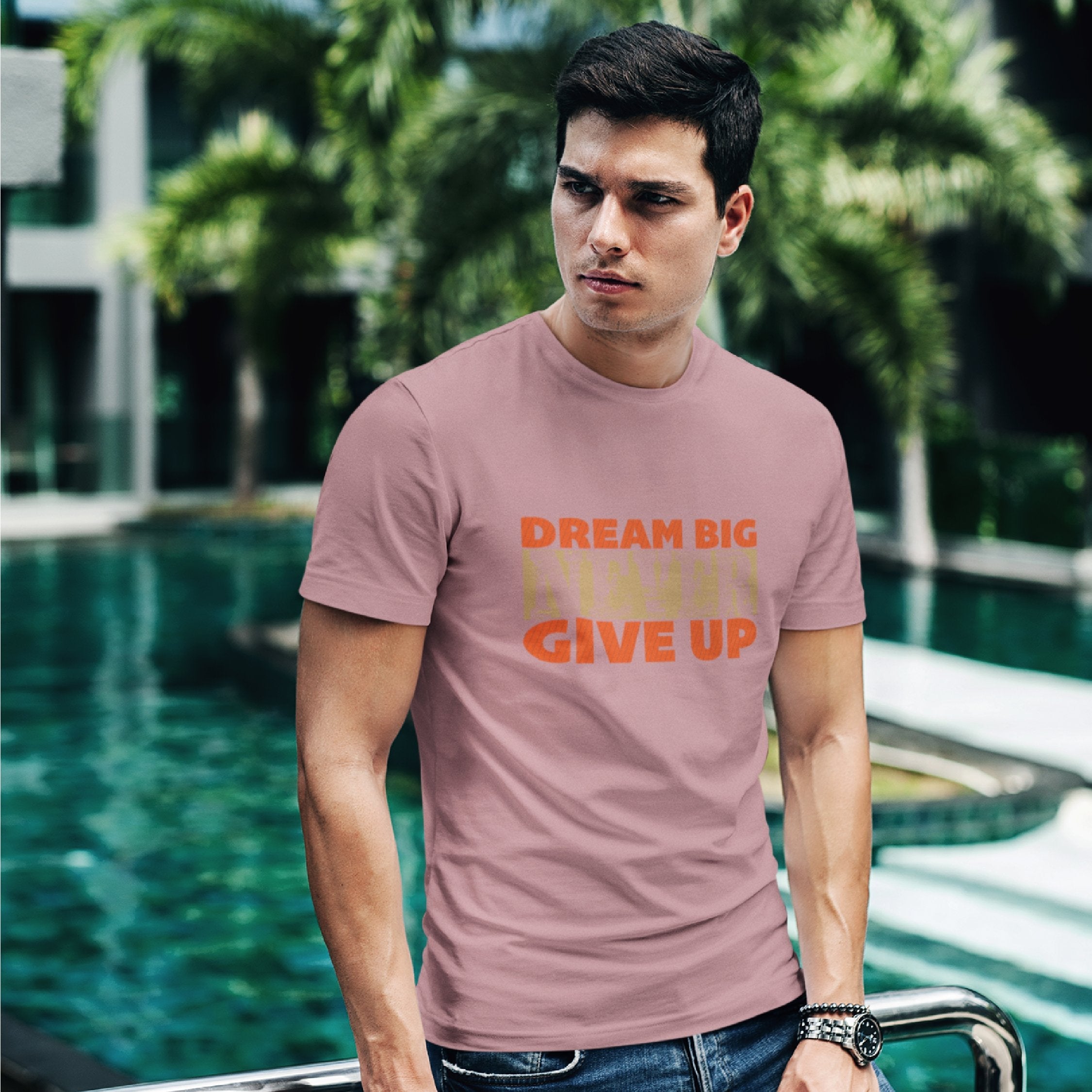 Dream Big Never Give Up T-shirt