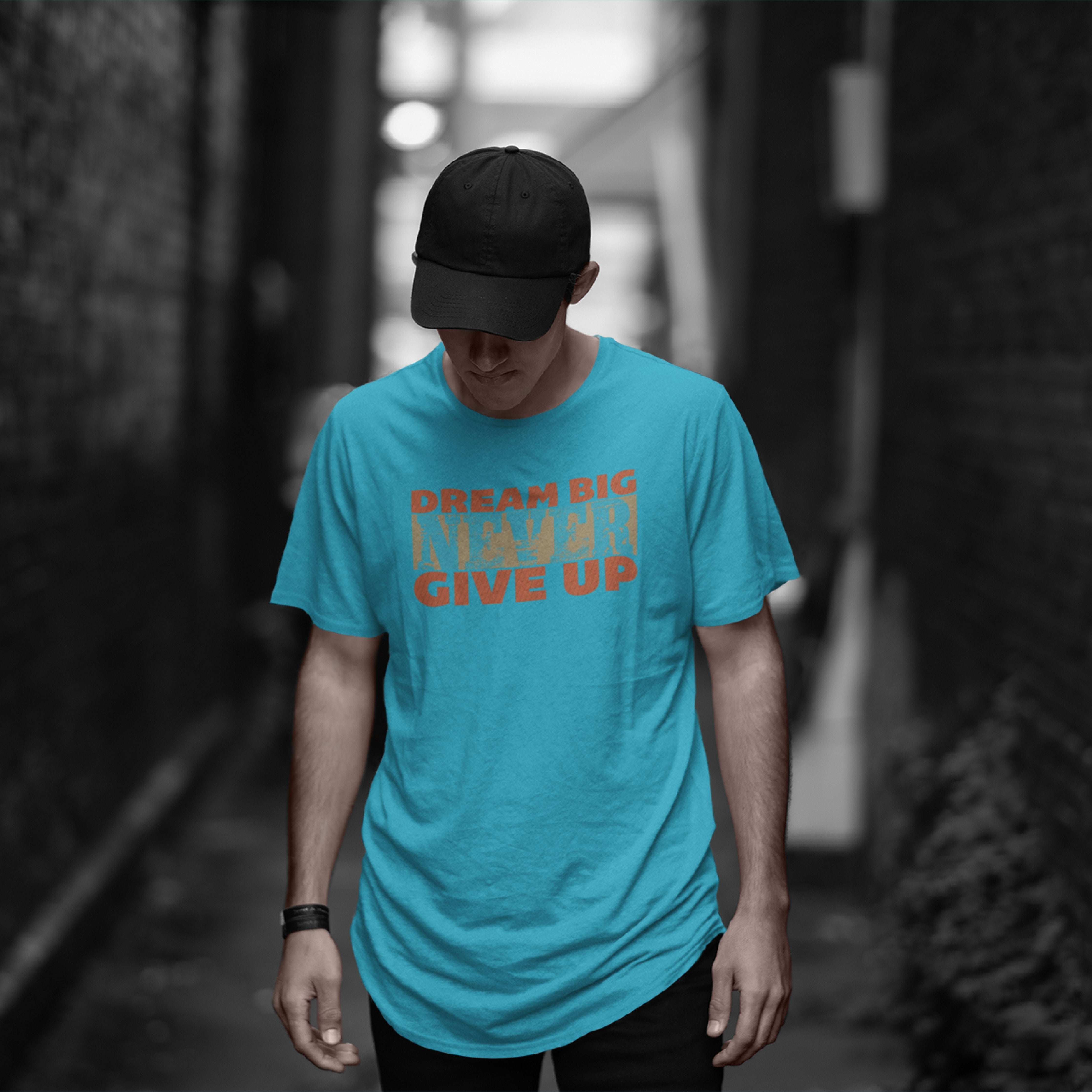 Dream Big Never Give Up T-shirt