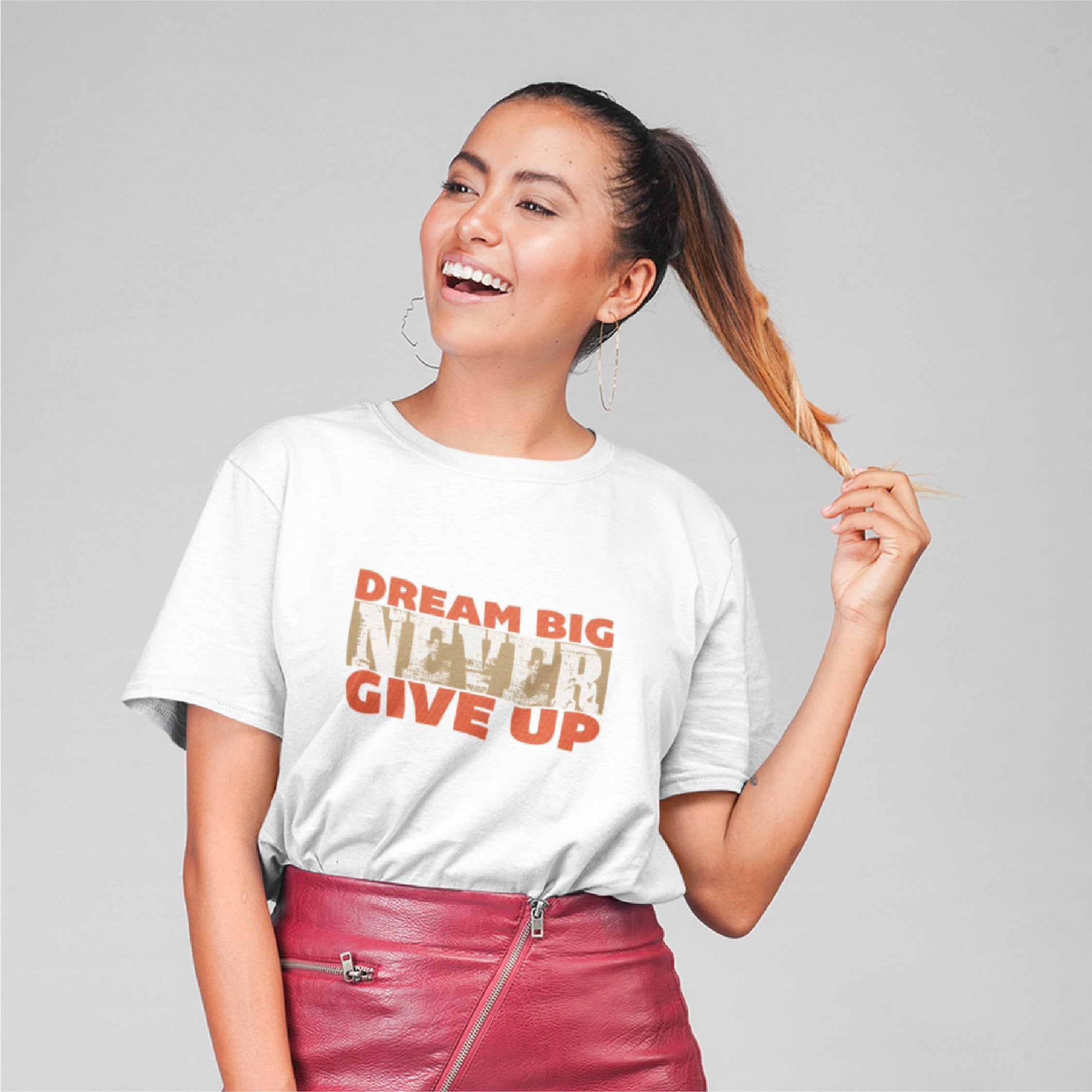 Dream Big Never Give Up T-shirt