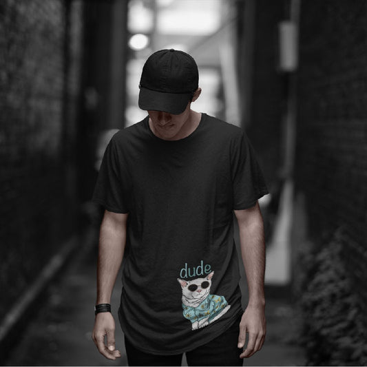 Dude Cat T-shirt