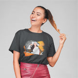 Girl with hat Mandala T-shirt