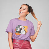 Girl with hat Mandala T-shirt