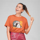 Girl with hat Mandala T-shirt
