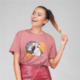 Girl with hat Mandala T-shirt