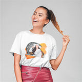 Girl with hat Mandala T-shirt