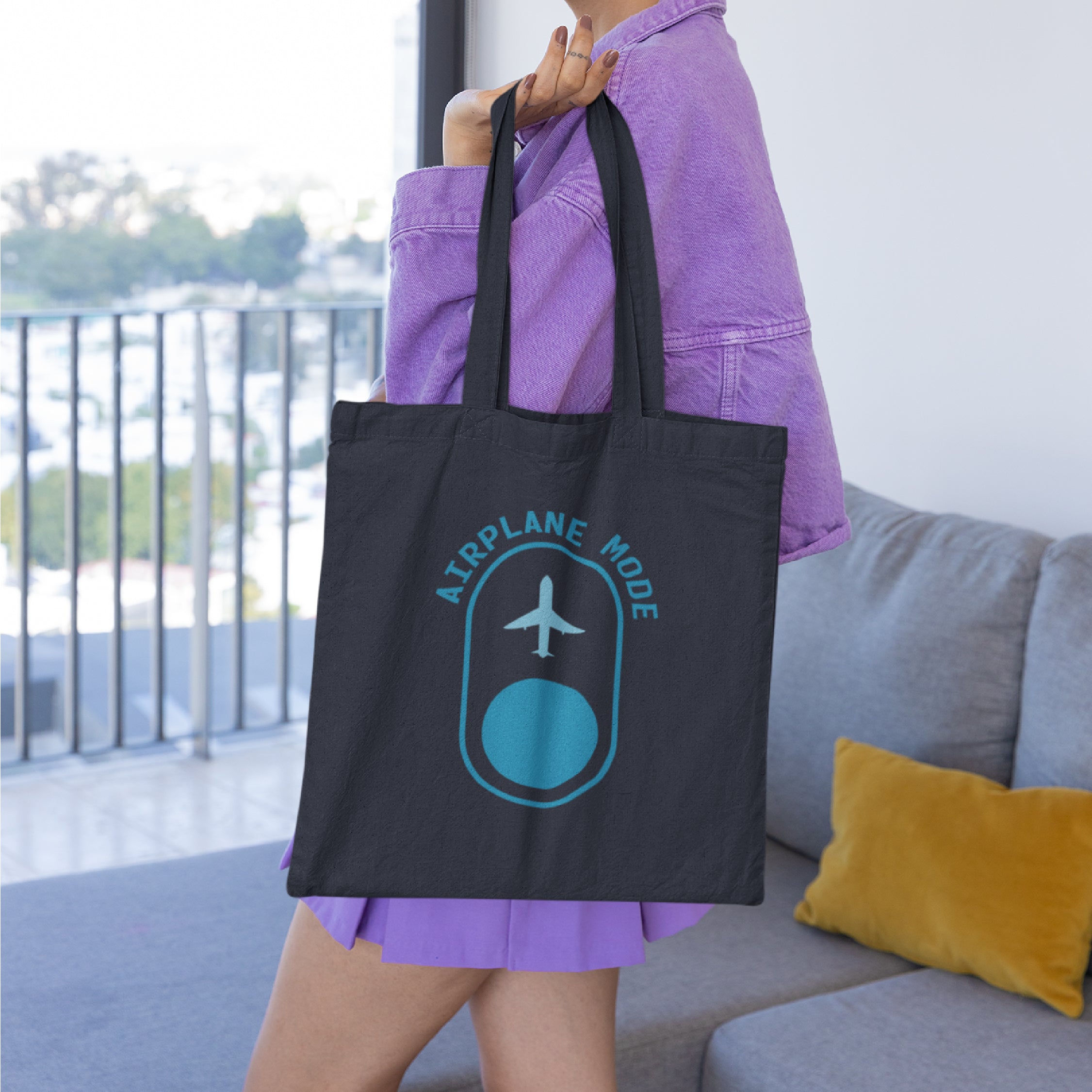 Airplane Mode Tote Bag