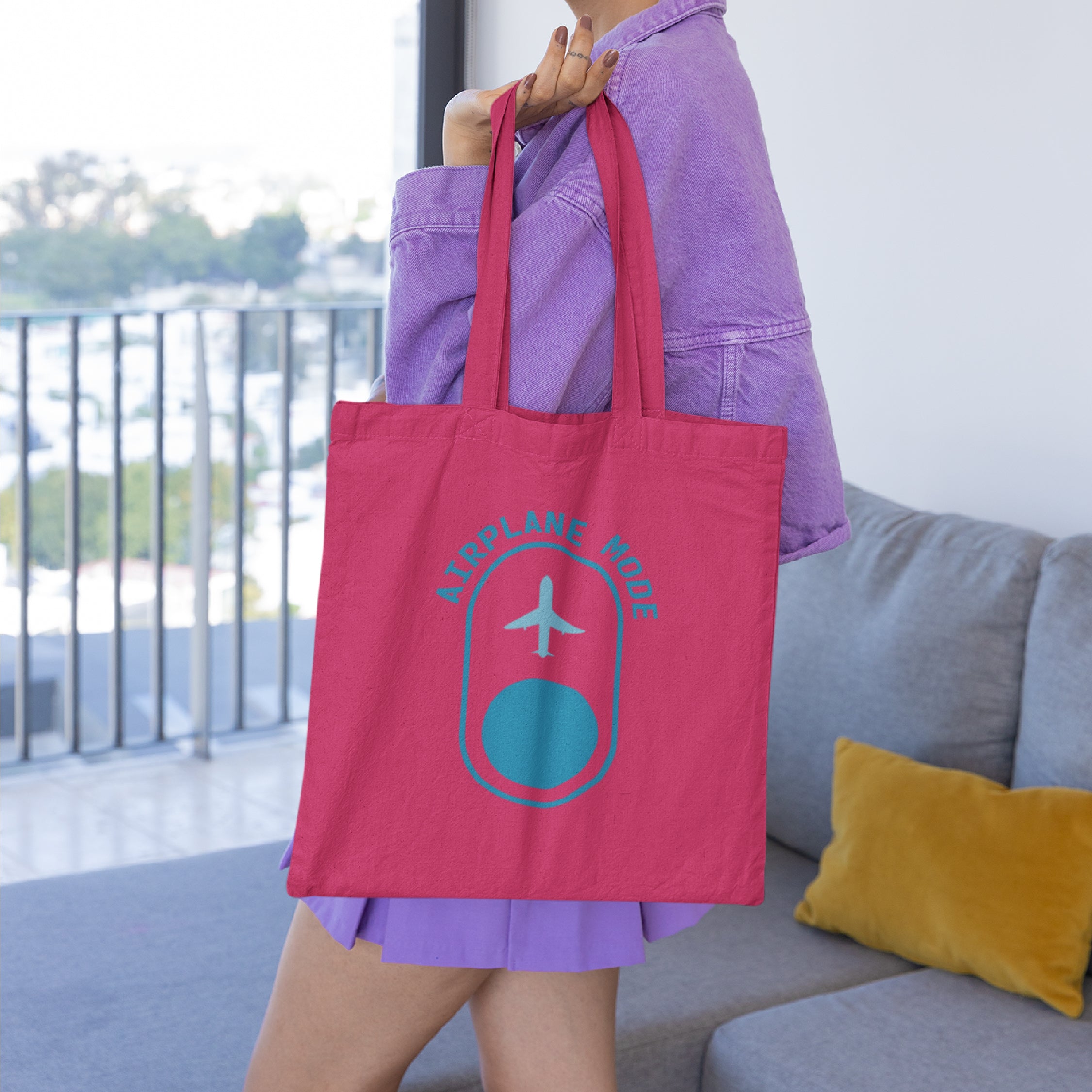 Airplane Mode Tote Bag