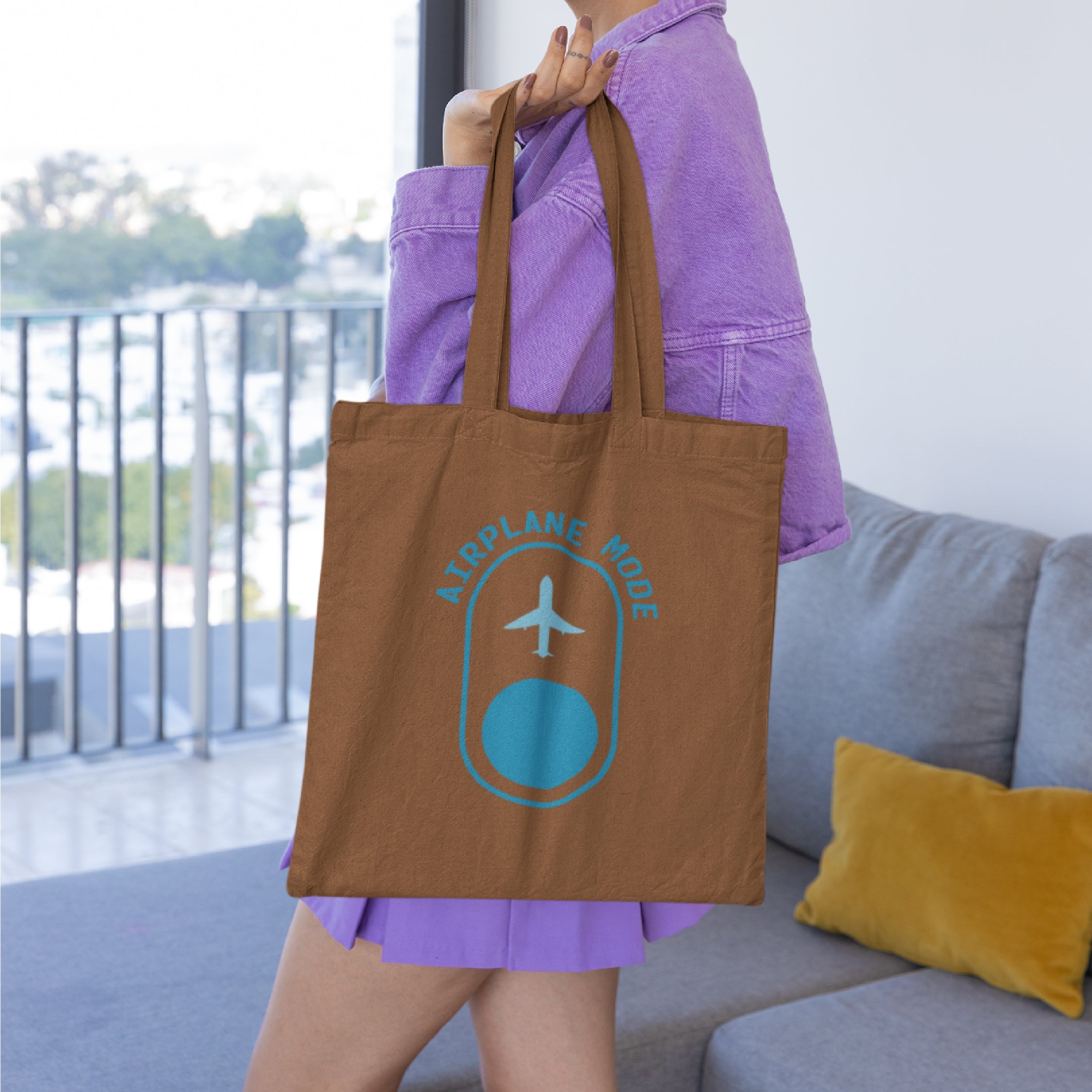 Airplane Mode Tote Bag