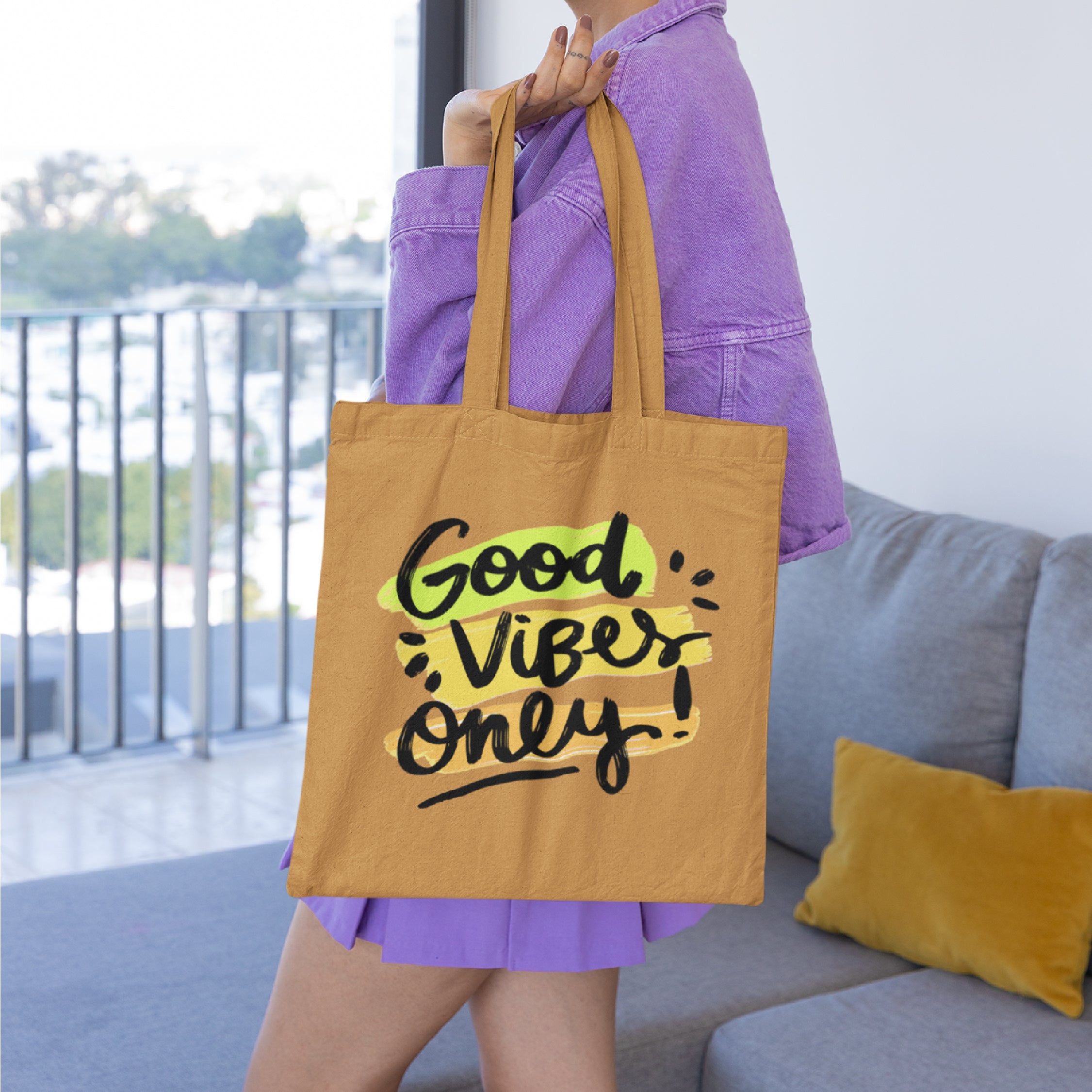 Good Vibes Only Tote Bag