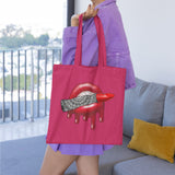 Lipstick Mandala Tote Bag