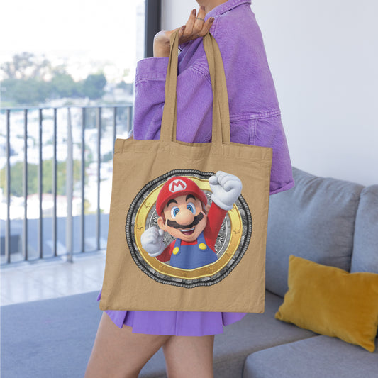 Mario Mandala Tote Bag