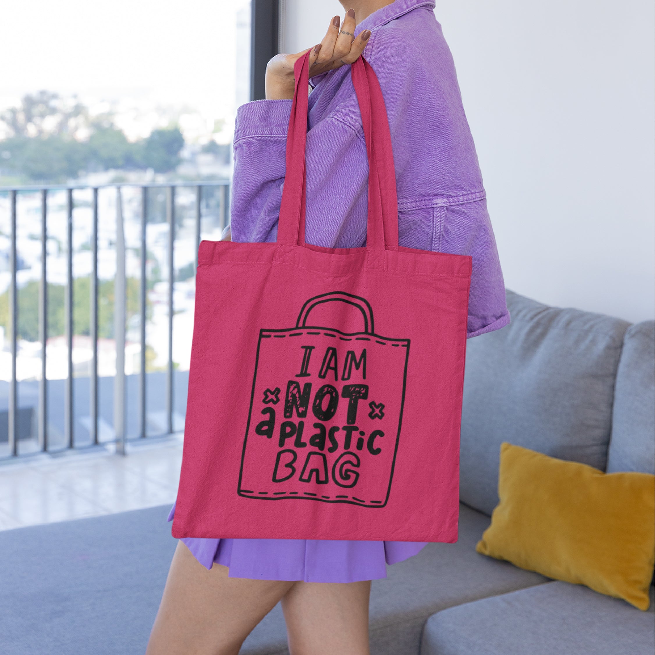 I Am Not a Plastic Bag Tote Bag
