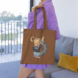 Cool Bear Mandala Tote Bag