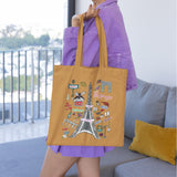 Paris Eifel Tower Mandala Tote Bag