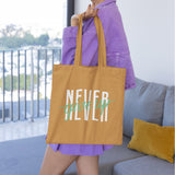 Never Give Up Tote Bag