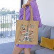 Paris Eifel Tower Mandala Tote Bag