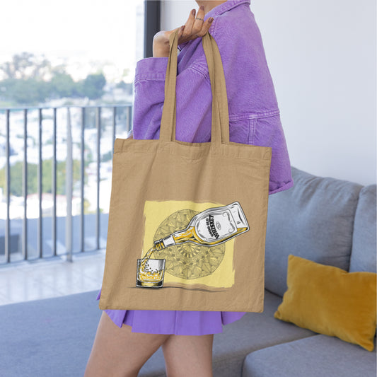 Whiskey & Glass Tote Bag