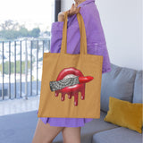 Lipstick Mandala Tote Bag