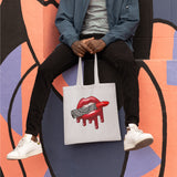 Lipstick Mandala Tote Bag