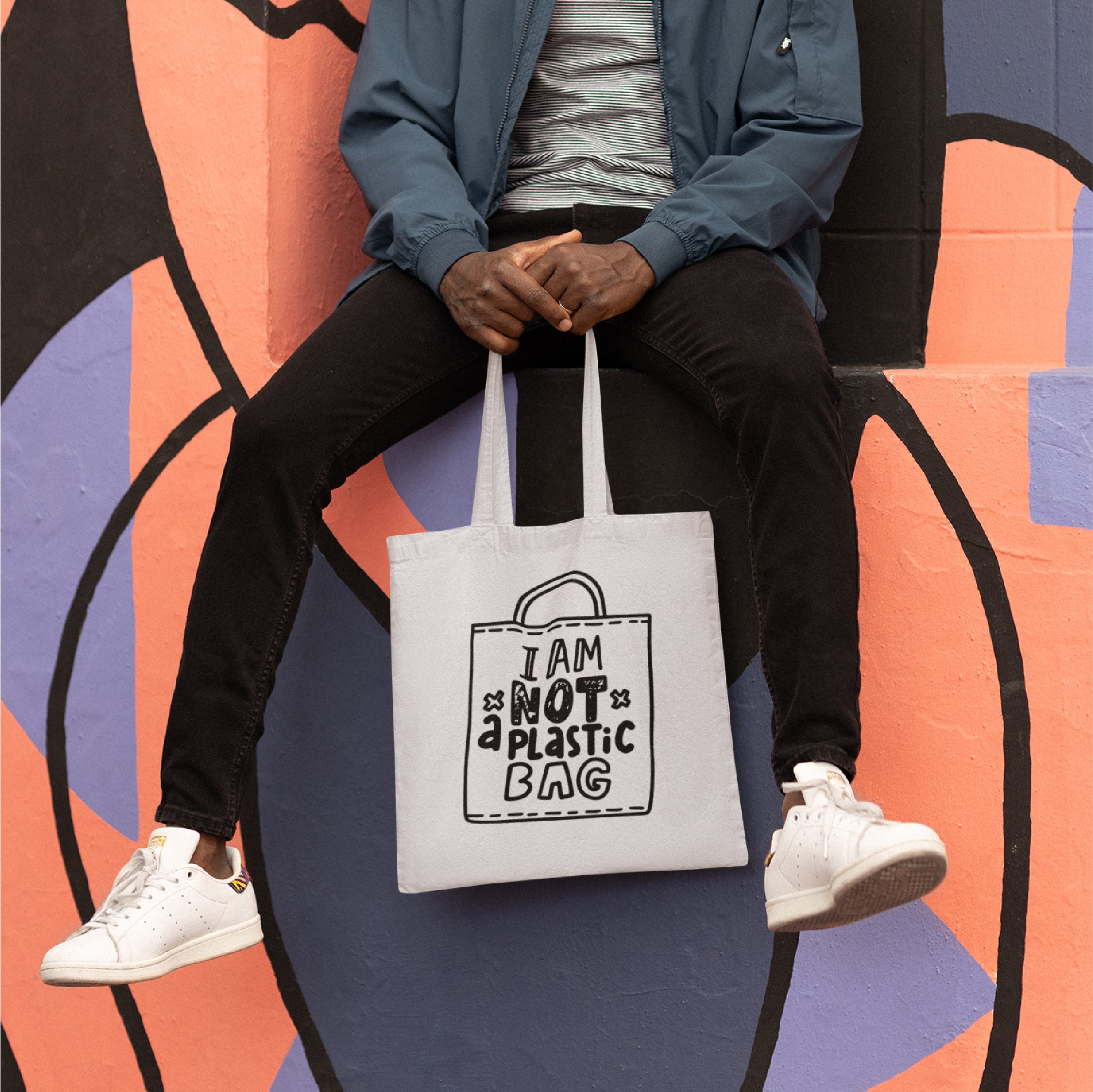 I Am Not a Plastic Bag Tote Bag