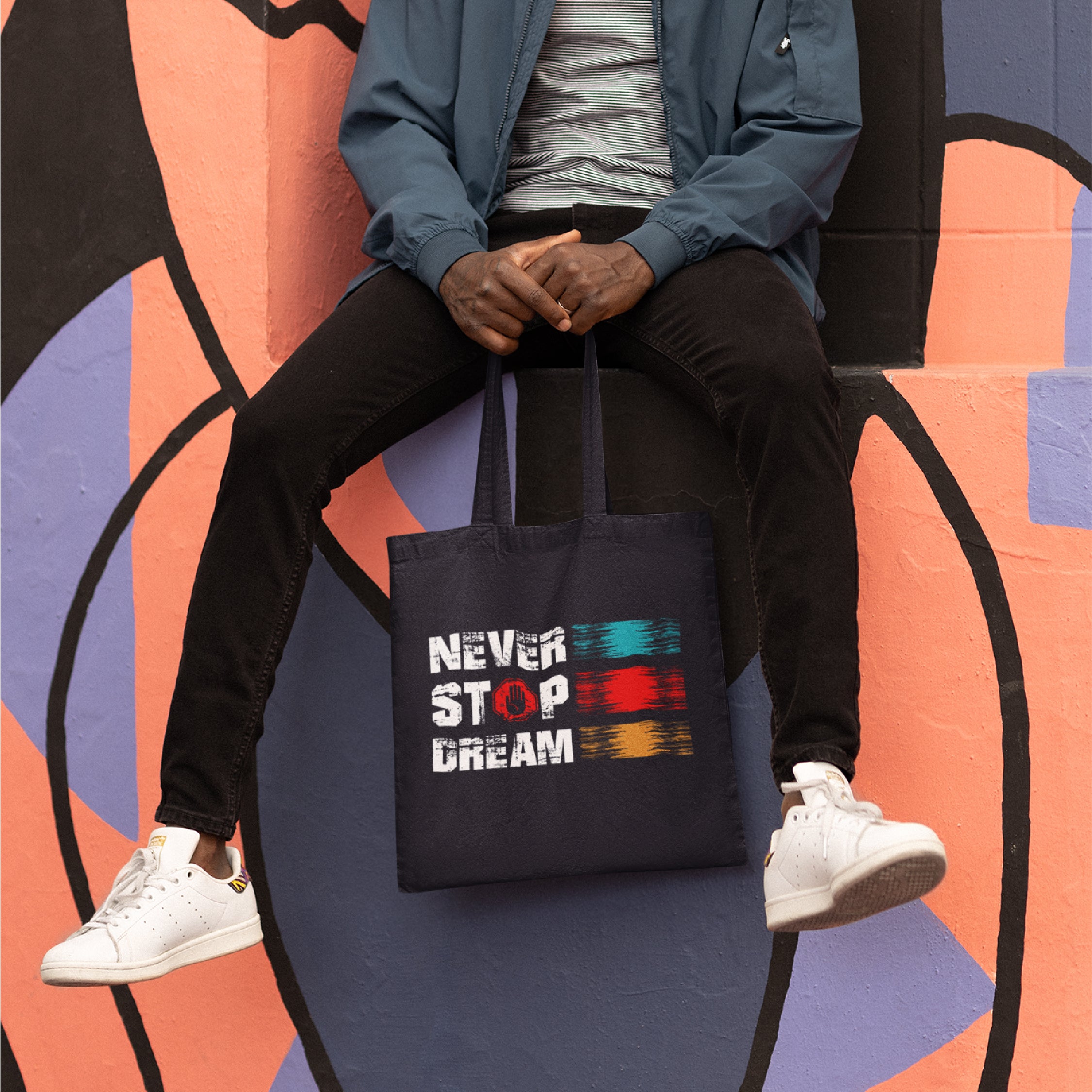 Never Stop Dream Tote Bag
