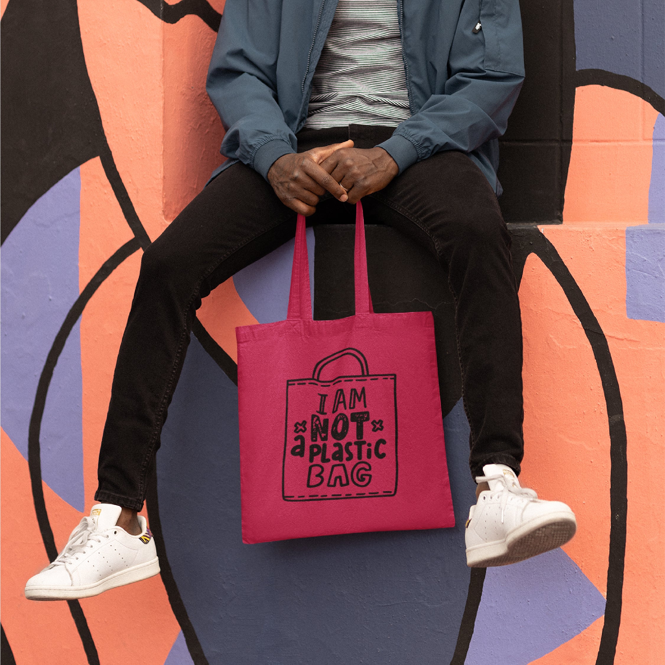 I Am Not a Plastic Bag Tote Bag