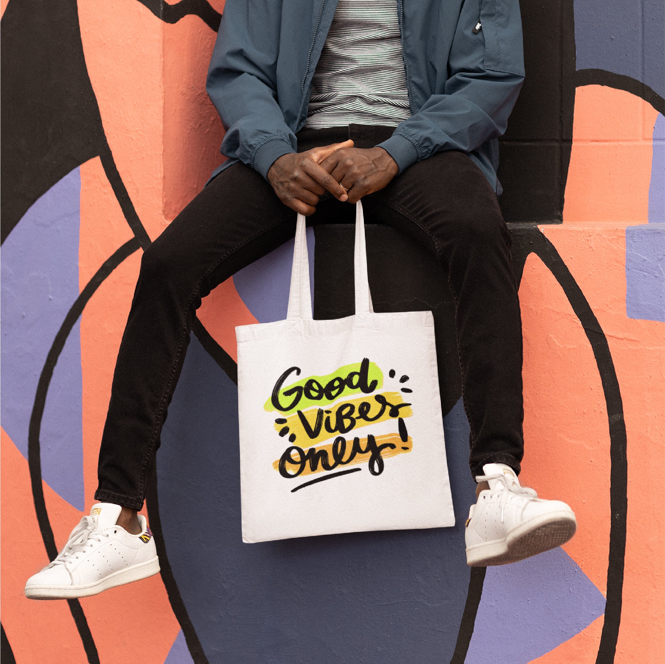 Good Vibes Only Tote Bag