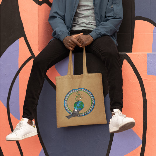 Earth Mandala Tote Bag