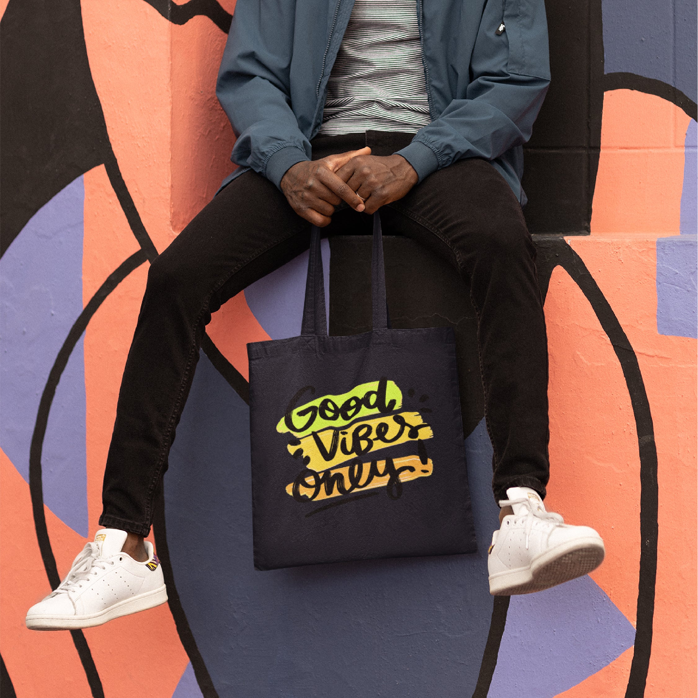 Good Vibes Only Tote Bag