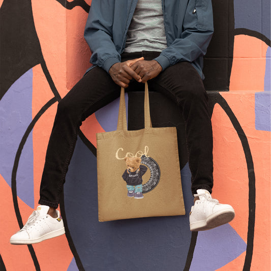 Cool Bear Mandala Tote Bag