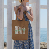 Never Give Up Tote Bag